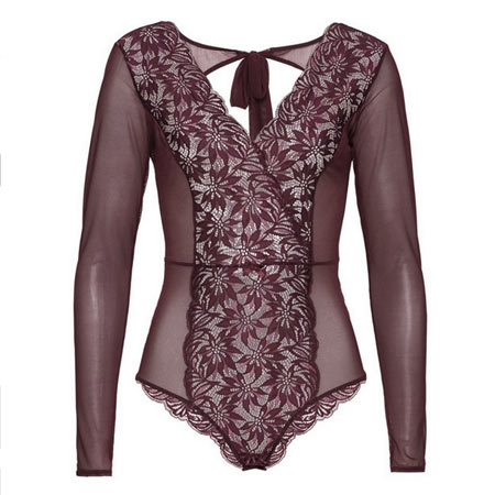 بادی آستین بلند زنانه اسمارا مدل 85-Damen-Spitzen-301789