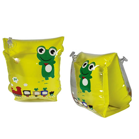 بازوبند شنا بادی کودکانه طرح قورباغه جنس پی وی سی