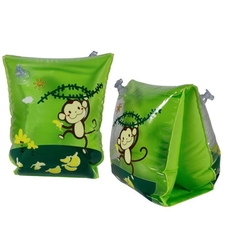 بازوبند شنا بادی طرح میمون بسته 2 عددی جنس پی وی سی