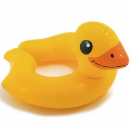 حلقه شنا بادی کودکانه مدل اینتکس طرح جوجه اردک