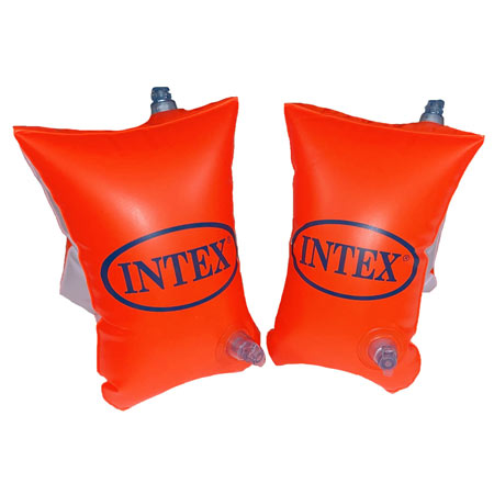 بازوبند شنا بادی اینتکس مدل INTEX6-12 بسته 2 عددی جنس پلاستیک