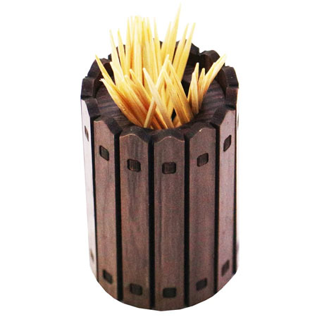 جا خلال دندانی چوبی ایرسا طرح استوانه ای