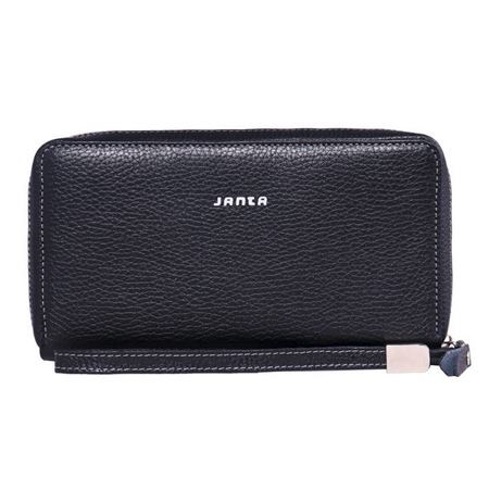 کیف پول چرم طبیعی جانتا مدل زیپی