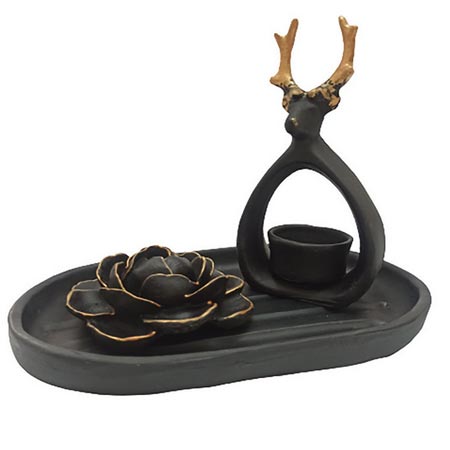 جاعودی طرح گل و جاشمعی مدل وارمر طرح گوزن