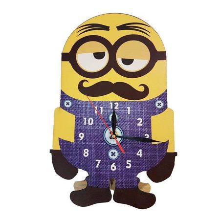 ساعت دیواری کودک جیک جیک طرح مینیون