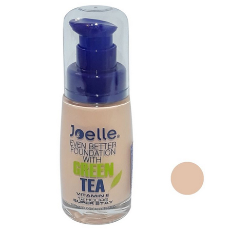 کرم پودر ایتالیایی جویل مدل چای سبز شماره j01 حجم 30 میلی لیتر