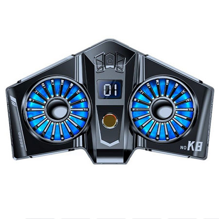 خنک کننده گوشی موبایل با نمایشگر دیجیتال مدل K8 RGB