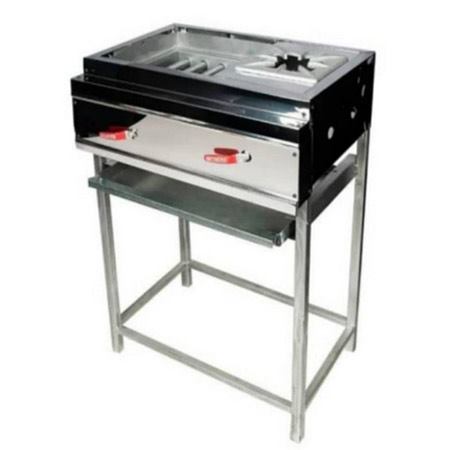 کباب پز گازی استیل پایه دار مدل KPG-80S