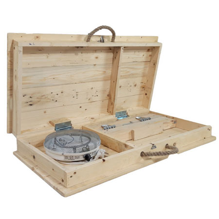 کرسی برقی به همراه میز کرسی تاشو چوبی مربع مدل KTR-90H