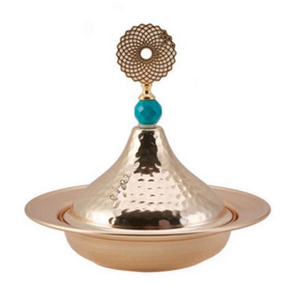 قندان فلزی مسی کاراجا مدل HANEDAN