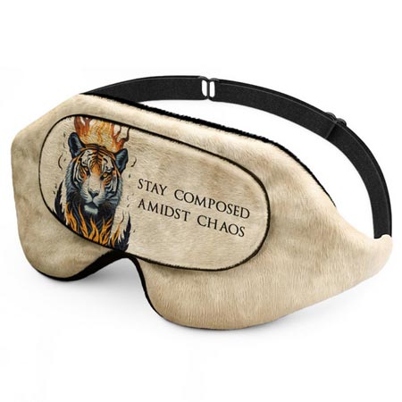 چشم بند خواب کاوا ماسک مدل انگیزشی جنس پارچه