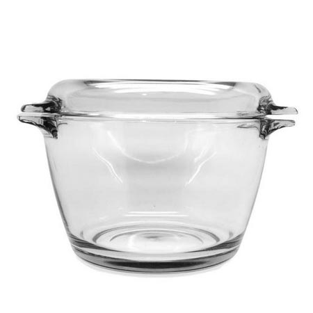 سوپ خوری پیرکس درب دار نشکن برند کاوه مدل لئو بسته 3 عددی