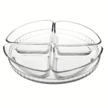 اردو خوری کریستال بلور کاوه چهار بخشی مدل Dennis