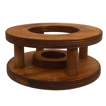 وارمر قوری چوبی کرباسی زاده مدل گرد ضد آب