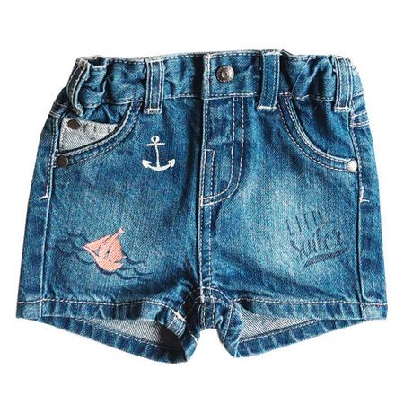 شلوارک جین نوزادی پسرانه کیابی مدل لوپیلو