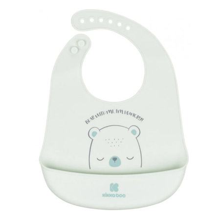 پیش بند نوزادی کیکابو جنس سیلیکون کاسه دار