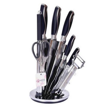 سرویس چاقو آشپزخانه 9 پارچه ام جی اس