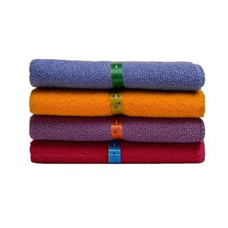 دستمال آشپزخانه تن تاب مدل حوله ای مجموعه 4 عددی