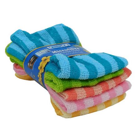 دستمال آشپزخانه حوله ای مدل LESON بسته 5 عددی