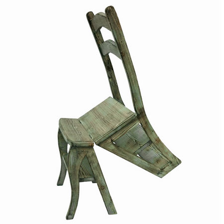 صندلی مدل نردبان شو از جنس چوب روس