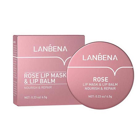 ماسک لب لنبنا مدل گل رز آبرسان و براق کننده وزن 6.5 گرم