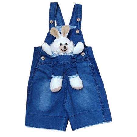 سرهمی نوزادی جین مدل خرگوش کد ۳۰۳۰