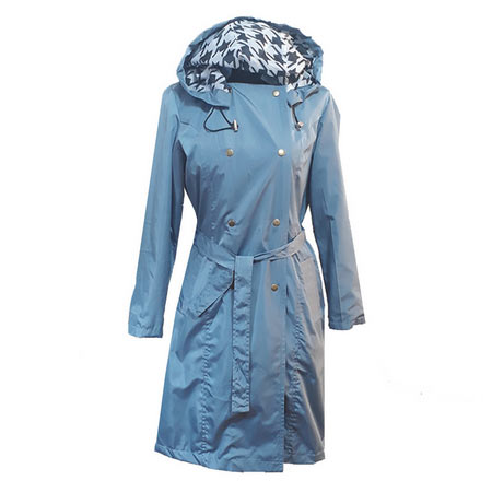 بارانی زنانه مدل آستر دار جنس میکرو قد روی زانو