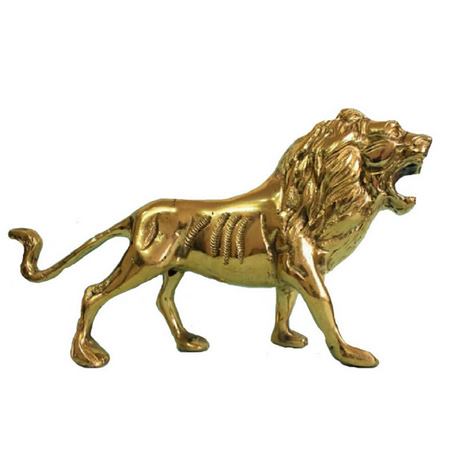 مجسمه برنجی مدل شیر کد L11