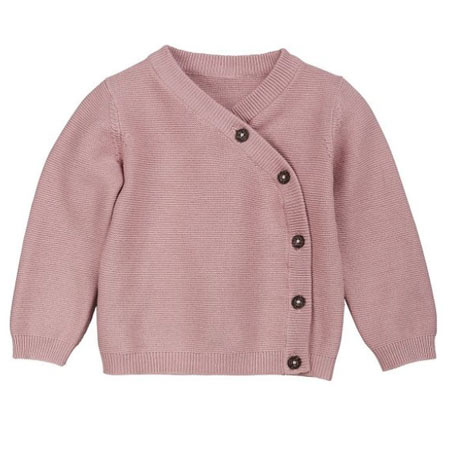 ژاکت نوزادی لوپیلو آلمانی دکمه ای جنس الیاف طبیعی