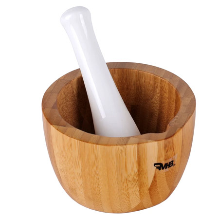 هاون ام بی بامبو با دسته چینی