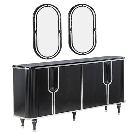 آینه و کنسول اسپرت مدل MK60m مجموعه 3 عددی