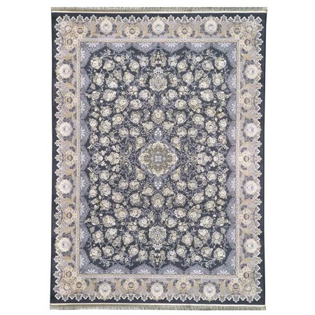 فرش ماشینی زمینه دودی شکل مستطیل 1200 شانه اکریلیک