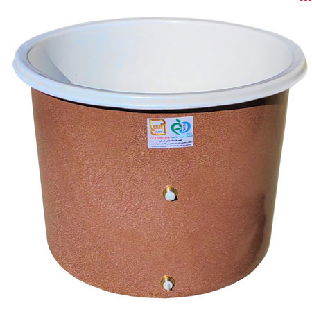 وان حمام حجیم پلاستیک ماهرو لرستان مدل گرد پلیمر