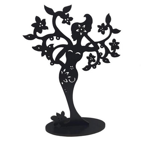 استند جواهرات طرح مانکن جنس چوب ام دی اف