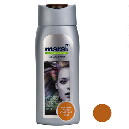 شامپو رنگساژ مارال 200 میلی لیتر رنگ شکلاتی پونیکا