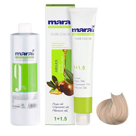 کیت رنگ مو مارال شماره 8.15 رنگ شنی ماسه ای