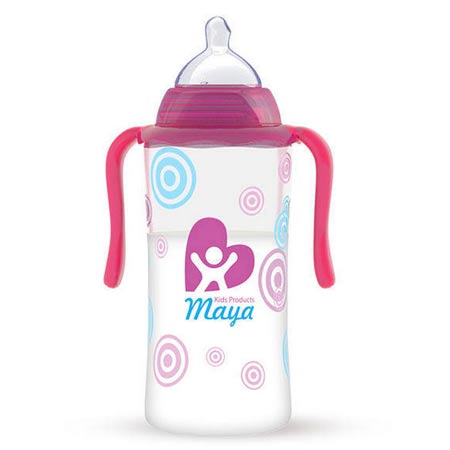 شیشه شیر مایا مدل ارتودنسی ظرفیت 300 میلی لیتر
