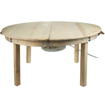 کرسی برقی مهسان سازه 500 وات همراه میز کرسی گرد مدل Diba