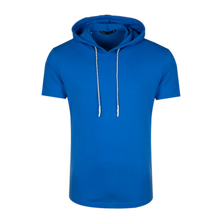 تی شرت کلاه دار مردانه باینت جنس پنبه یقه برگردان