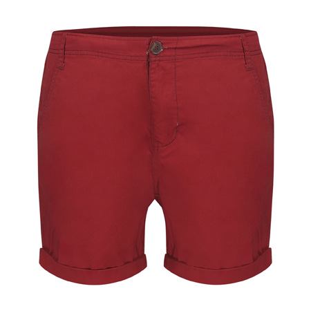 شلوارک مردانه کتان آی ان سی مدل BURGUNDY