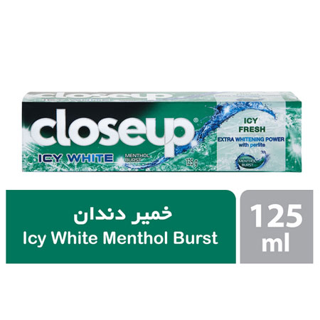 خمیر دندان سفیدکننده کلوز آپ مدل Menthol Burst حجم 125 میلی لیتر