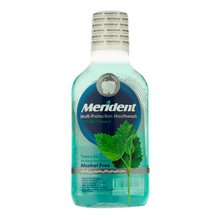 دهان شویه مریدنت مدل mint حجم 330 میلی لیتر