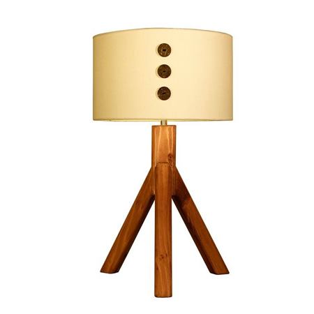 چراغ رومیزی چوبی تزئینی مسینا مدل N10S