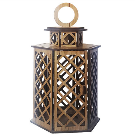 جا شمعی طرح فانوس مدل Mhr