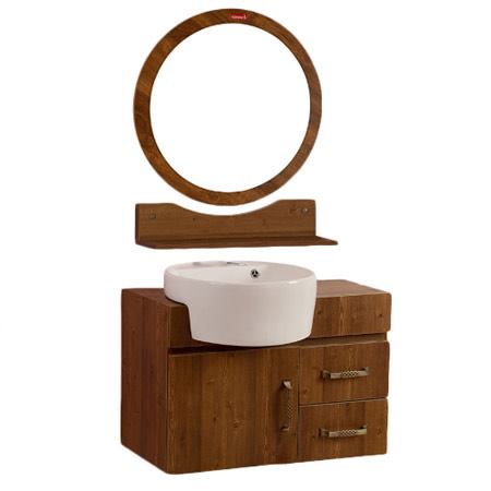 ست کابینت و روشویی مدل میلانو کد 137 به همراه آینه