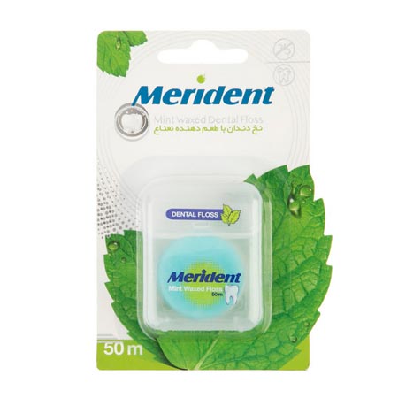 نخ دندان مریدنت با طعم نعنا مدل Mint Waxed