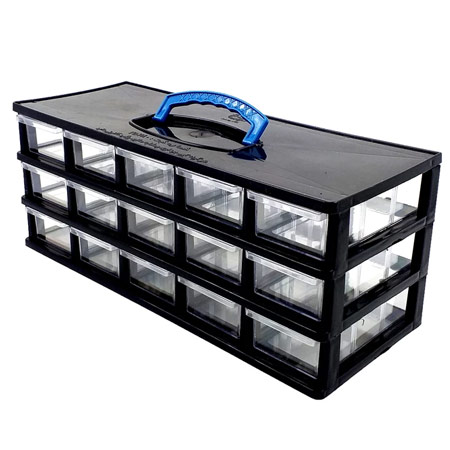 جعبه قطعات کشویی پلاستیکی مدل A03