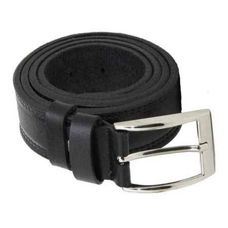 کمربند مردانه مدیر چرم طرحدار سگک سوزنی