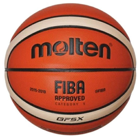 توپ بسکتبال مولتن اصل چرم طبیعی مدل GF5X