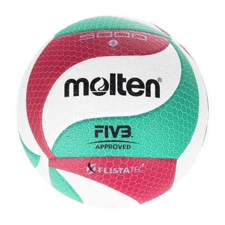 توپ والیبال مولتن جنس میکروفیبر مدل 50000 زنبوری